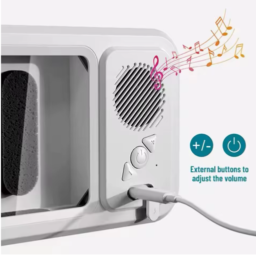 AquaSound™ Flow Waterproof Shower Speaker & Phone Holder